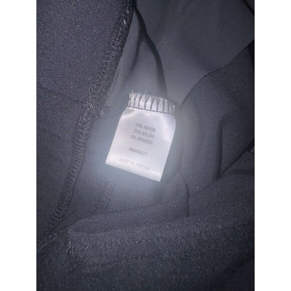 Johns Bay Womens Skinny Leg Pants Black 2X Rayon/Nylon/Spandex - Picture 2 of 7